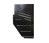 376-4047-4L Inner Cowl Side Footwell Panel w Louvers LH 47-50 Chevy GMC Trucks Suburban - image 1