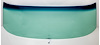 380-3470-VT Windshield with Antenna, Green Tint, 70-72 GM A-Body Convertible - image 1