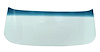 380-8963-T Windshield for 1963-1964 Ford Galaxie, Mercury Marauder, Monterey 2/4DR Hardtop & Convertible, Green Tint - image 1