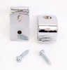 385-4067-2 Sun Visor Retainer Clips (Chrome) LH/RH Pair 67-72 Chevy GMC C/K Truck - image 2