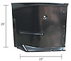 Steel Floor Pan - OE Style Cab Floor Half w/Backing Plate 1963-1966 Chevy/GMC Pickup - image 1