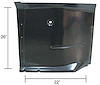 Steel Floor Pan - OE Style Cab Floor Half w/Backing Plate 1963-1966 Chevy/GMC Pickup - image 1