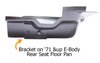 Steel Rear Floor Pan/Footwell 1971-1974 Plymouth Barracuda - image 3