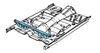 Rear Seat Riser & Support for 1964 Ford Galaxie - image 3
