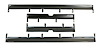 442-1267-S Floor Wiring Cover Set, 67-69 Barracuda; 67-71 Valiant; 70-76 Duster Demon Dart Sport - image 1