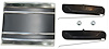 68-72 Chevy GMC Fleetside Pickup RH Lower Cab Molding-Black - image 1