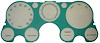 67-72 Chevy GMC Pickup BlazerJimmy Suburban Dash Bezel Lens w/Gauges w/o Tach - image 1