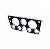 460-4068-2 Dash Bezel Chrome/Black w/Choke 67-68 Chevy GMC C/K Trucks Blazer Jimmy Suburban - image 2