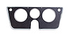 460-4069-3 Three-Hole Dash Bezel for 1967-1972 Chevy/GMC Pickup, Blazer, Jimmy, Suburban