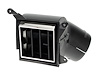 Dash Vent Assembly Fits Select 1973-1991 Chevrolet, GMC Models [Black & Chrome, Left/Driver Side]