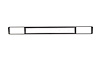 460-4078-3A Dash Molding Air Vent Bezel w/ AC Brushed / Black 78-80 Chevy GMC C/K Truck Blazer Jimmy Suburban - image 1