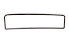 461-4573-2W Glove Box Door Trim Chrome/Woodgrain for 1973-1979 Ford F-Series Pickup, Bronco - image 1