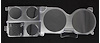 Gauge Lens for 1973-1980 GM Pickup, Blazer, Jimmy, Suburban with Clock [Clear Lens] - image 1