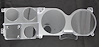 Gauge Lens for 1973-1987 GM Pickup, Blazer, Jimmy, Suburban without Clock [Clear Lens] - image 1