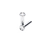 536-4067-CP Door Lock Knob Taper Top Chrome 67-91 Chevy GMC C/K Truck Blazer Jimmy Suburban - image 1