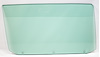 550-3464-3TR Door Glass w/ 3 Holes, Green Tint, RH, 65 GM A-Body Coupe - image 1