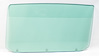 550-3464-3TVL Door Glass w/ 3 Holes, Green Tint, LH, 65 GM A-Body Convertible - image 1