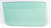 550-3464-3TVR Door Glass w/ 3 Holes, Green Tint, RH, 65 GM A-Body Convertible - image 1