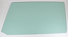 550-3466-TL Door Glass, Green Tint, LH, 66-67 Chevelle Coupe & Convertible - image 1