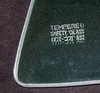550-8466-TL Door Glass Green Tint LH 66-67 Fairlane Fastback - image 2