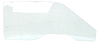 550-8470-TR Door Glass Green Tint RH 70-71 Torino Fastback - image 1