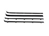 Front Door Beltline Window Felts for 1973-1976 GM C/K Truck, Blazer, Jimmy, Suburban - image 1