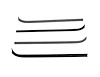 Front Door Beltline Window Felts for 1973-1979 Ford F-100, F-150, F-250, F-350 Trucks and 1978-1979 Ford Bronco - image 1