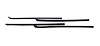 Front Door Window Felt Seal Kit Fits 1980-1993 Dodge Truck and Ramcharger - image 1