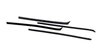 Front Door Window Felt Seal Kit Fits 1980-1993 Dodge Truck and Ramcharger - image 3