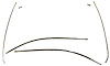 635-2067-S Vinyl Top Molding Set, 67-76 Dart 2DR Hardtop; 71-76 Scamp 2DR Hardtop - image 1