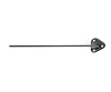 646-4073-RB Sun Visor Bracket Black RH 73-91 Chevy GMC Trucks Blazer Jimmy Suburban - image 1
