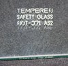 660-8466-C Back Glass, Clear, 66-67 Fairlane Fastback - image 2