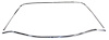 Rear Glass Molding Set 1968-70 Mopar B-Body