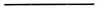717-4551-4 Bed Board End Cap Steel 51-52 Ford F1 Short Bed Flareside, 53-72 F100 Short Bed Flareside - image 1