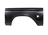 Outer Bedside Repair Panel w/ Round Fuel Filler Hole for 1973-1976 Ford F100, F150, F250 Styleside Bed Trucks [Left/Driver Side] - image 1