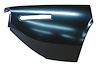 70-71 Plymouth Barracuda Quarter Panel Patch RH Lower Rear - image 1