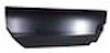 68-69 Coronet Quarter Panel Panel Lower Rear without Marker Light Hole LH - image 1