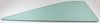 795-8963-T Quarter Glass, Green Tint, LH or RH, 63-64 Ford Galaxie Fastback - image 2
