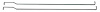 67-72 CV/GMC PU Fleetside Tail Gate Accessories Actuating Rod Pair - image 1