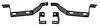 Rear Bumper Mounting Brackets 1967-69 Dodge Dart - image 1