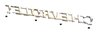 999-4075-91 Tailgate Emblem "Chevrolet" 73-80 Chevy C/K Fleetside Trucks, 73-78 Blazer - image 3