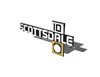 999-4081-22P Front Fender Emblems Scottsdale Pair 81-88 Chevy C10 Trucks Blazer Suburban - image 2