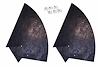 63-65 Dodge Plymouth B Body Rear Inner Splash Shields - image 1