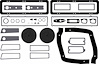 70 Road Runner GTX Paint Gasket Set - image 1