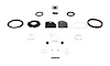 73-74 Dodge Plymouth A Body Firewall Gasket Set w/o AC w/Wiper Pivots - image 1