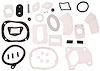 66-70 Dodge Plymouth B Body Firewall Gasket Set w/AC w/Wiper Pivots - image 1
