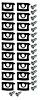 68-69 Barracuda Rear Window Molding Clip Set Coupe - image 1