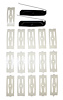 A-270280 Rocker Panel Molding Trim Clip Set for 1968-1970 Dodge Charger, Coronet