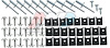 A-270766 Air Grabber Mounting Bolt Kit Fits Select 1970-1972 Dodge, Plymouth Models - image 1