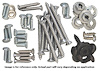 70-74 Dodge Plymouth & 71-74 BConsole Screw Kit - image 1